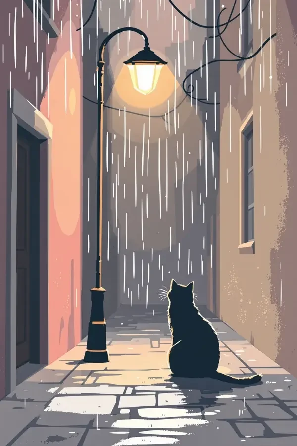 巷口的猫 海报